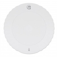 Manhattan Kabelloses Induktionsladegerät 5 W - Qi™-zertifizierter Wireless Charger - sichere Ladung mit 5 W (5 V/1 A) - rundes Ladepad - weiß - Drinnen - USB - 5 V - 0,5 m - Weiß