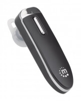 Manhattan Bluetooth-Headset - Bluetooth 4.0 + EDR - In-Ear Design - omnidirektionales Mikrofon - integrierte Bedienelemente - schwarz - Kabellos - Anrufe/Musik - 12 g - Kopfhörer - Schwarz