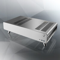 RAIJINTEK Pan Slim Mini-ITX Gehäuse - silber -...