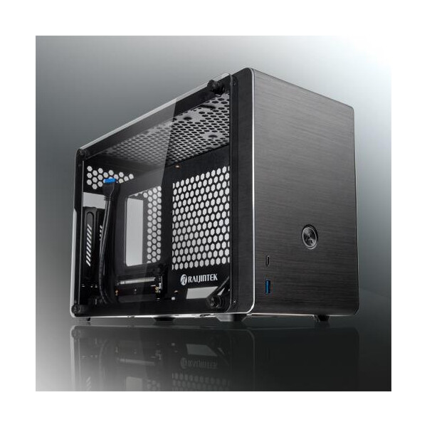 RAIJINTEK Ophion - Mini Tower - PC - Aluminium - Gehärtetes Glas - Schwarz - Mini-ITX - Gaming