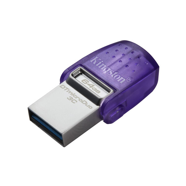 Kingston 4GB DT MICRODUO 3C 200MB/s DUAL USB-A+ USB-C - USB-Stick - 4 GB