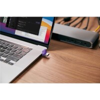 Kingston DataTraveler 64GB microDuo 3C 200MB/s dual USB-A + USB-C - 64 GB - USB Type-A / USB Type-C - 3.2 Gen 1 (3.1 Gen 1) - 200 MB/s - andere - Violett - Edelstahl