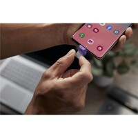 Kingston DataTraveler 128GB microDuo 3C 200MB/s dual USB-A + USB-C - 128 GB - USB Type-A / USB Type-C - 3.2 Gen 1 (3.1 Gen 1) - 200 MB/s - andere - Edelstahl - Violett