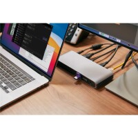 Kingston DataTraveler 128GB microDuo 3C 200MB/s dual USB-A + USB-C - 128 GB - USB Type-A / USB Type-C - 3.2 Gen 1 (3.1 Gen 1) - 200 MB/s - andere - Edelstahl - Violett