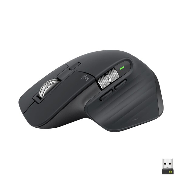 Logitech MX Master 3S - rechts - Laser - Bluetooth - 8000 DPI - Graphit