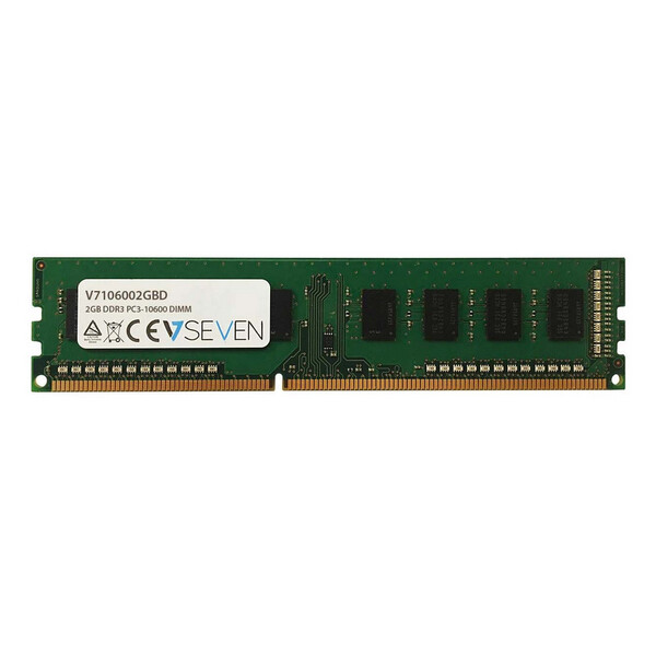 V7 2GB DDR3 PC3-10600 - 1333mhz DIMM Desktop Arbeitsspeicher Modul - V7106002GBD Speichermodul