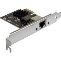 Inter-Tech ST-7266 - PCIe - RJ-45 - Schwarz - Silber - PC...