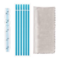 StarTech.com Sichtschutz Halterung, universelles Montagesatz für Blickschutzfolie/Sichtsch