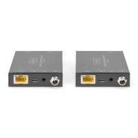 DIGITUS DS-55506 - HDMI 2.0 Extender Set, 70 m 4K/60Hz, 18 Gbps, HDCP 2.2, HDR, PoC