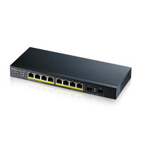 ZyXEL GS1900-10HP - Managed - L2 - Gigabit Ethernet (10/100/1000) - Power over Ethernet (PoE) - Wandmontage