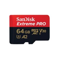 SanDisk Extreme PRO - 64 GB - MicroSDXC - Klasse 10 -...