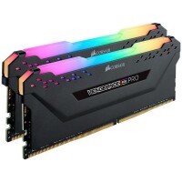 Corsair Vengeance RGB  - 16 GB - 2 x 8 GB - DDR4 - 3200 MHz - 288-pin DIMM - Schwarz