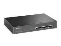 TP-LINK TL-SG1008MP - Unmanaged - Gigabit Ethernet (10/100/1000) - Power over Ethernet (PoE) - Rack-Einbau