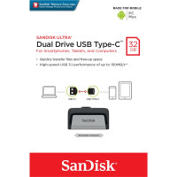 SanDisk Ultra Dual - USB-Flash-Laufwerk - 32 GB