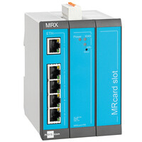 Insys Microelectronics icom MRX3 LAN - mod. LAN-Router - Ethernet-WAN - Schnelles Ethernet - Blau - Grau