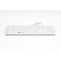 GETT CleanType Easy Protect - Standard - USB - QWERTY - Weiß