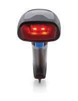 Datalogic QuickScan 2500 - Tragbares Barcodelesegerät - 1D/2D - Laser - Kabelgebunden - Tastaturkeil - RS-232 - USB - Schwarz