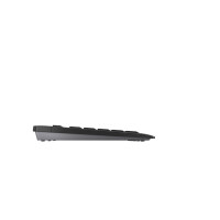 Cherry Stream Wireless - Volle Größe (100%) - Verkabelt & Kabellos - RF kabellos + USB - QWERTZ - Schwarz