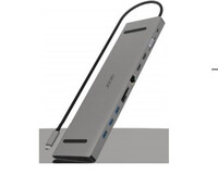 Acer ACG-DCK-C-1 - Kabelgebunden - USB 3.2 Gen 1 (3.1 Gen 1) Type-C - 100 W - 3,5 mm - 10,100,1000 Mbit/s - Grau