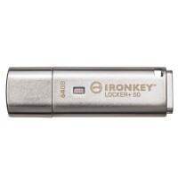 Kingston IronKey 64GB IKLP50 AES USB - w/256bit...