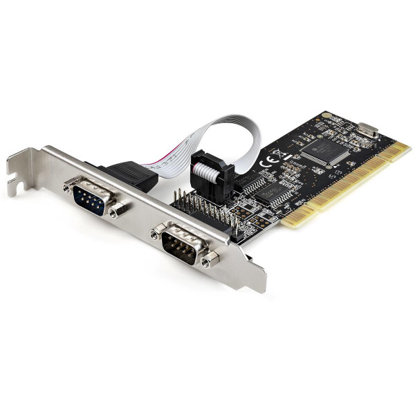 StarTech.com RS232 PCI Karte - PCI auf 2 Serielle Port-Karte - PCI 2-Port DB9 Serielle Con