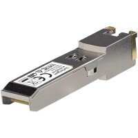 StarTech.com HPE 813874-B21 kompatibel SFP+ Transceiver Modul - 10GBASE-T - Kupfer - 10000 Mbit/s - SFP+ - 30 m - IEEE 802.3an - Silber
