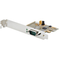 StarTech.com 1-Port PCI Express Serielle Schnittstellenkarte, PCIe auf RS232 (DB9) Karte,