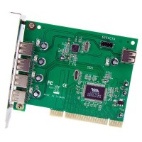StarTech.com 7 Port USB 2.0 PCI Schnittstellenkarte - PCI/PCI-X - USB 2.0 - PCI 2.2 - Grün - CE - FCC - TAA - REACH - VIA/VLI - VT6212
