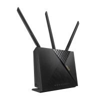 ASUS 4G-AX56 - Wi-Fi 6 (802.11ax) - Dual-Band (2,4 GHz/5 GHz) - Ethernet/LAN - 3G - Schwarz - Tabletop-Router