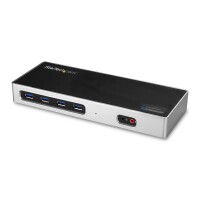 StarTech.com USB-C und USB-A Dock - Dual Monitor 4K 60Hz Dock DisplayPort + HDMI - Hybrid