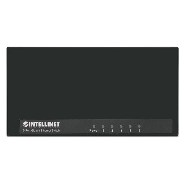 Intellinet 5-Port Gigabit Ethernet Switch Desktop Kunststoff - Switch - 1 Gbps