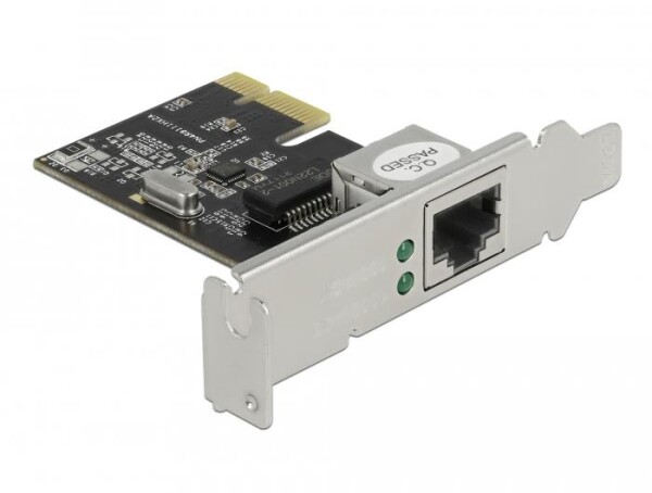 Delock PCI Express x1 Karte 1 x RJ45 Gigabit LAN RTL8111 - Eingebaut - Kabelgebunden - PCI Express - Ethernet - 1000 Mbit/s