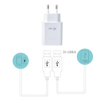 i-tec USB Power Charger 2 Port 2.4A - Indoor - AC - 5 V -...