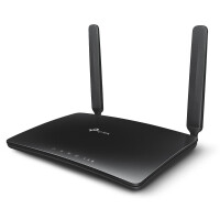 TP-LINK Archer MR200 - Wi-Fi 5 (802.11ac) - Dual-Band (2,4 GHz/5 GHz) - Eingebauter Ethernet-Anschluss - 3G - Schwarz - Tabletop-Router