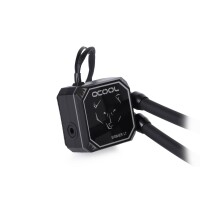 Alphacool 11996 - Behälter - Acryl - Messing - Kupfer - Nickel - Edelstahl - Schwarz - LGA 1150 (Socket H3) - LGA 1151 (Socket H4) - LGA 1155 (Socket H2) - LGA 1200 (Socket H5) - LGA 1700,... - 4-polig - 1/4 Zoll