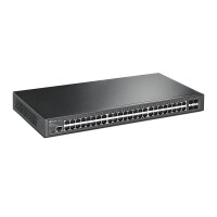 TP-LINK JetStream 48-Port-Gigabit-L2-Managed-Switch mit 4...