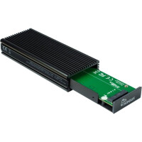 Inter-Tech K-1685 - SSD-Gehäuse - M.2 - M.2 - 10 Gbit/s - USB Konnektivität - Schwarz