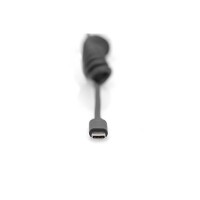 DIGITUS AK-300430-006-S - USB Í Typ A zu USB Í Type C Spring Kabel TPE USB 2.0, PD60W Max; 1m