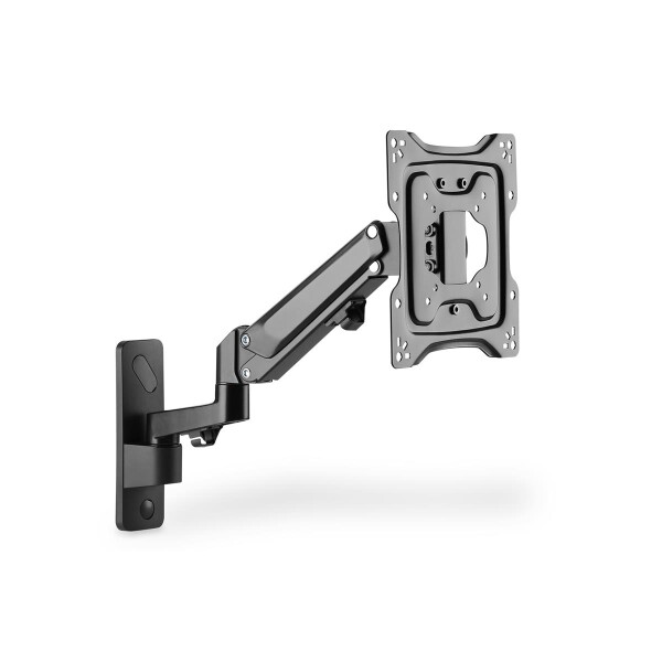 DIGITUS DA-90428 - Single Gasdruckfeder Monitor-Wandhalter 43", 23 kg max, schwarz