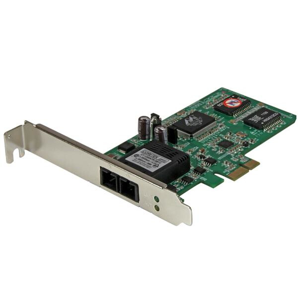 StarTech.com LWL / Glasfaser PCI Express Gigabit Netzwerkkarte - SC Fibre Channel Multimode NIC - 550m - Eingebaut - Kabelgebunden - PCI Express - Ethernet / Fiber - 2000 Mbit/s