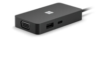 Microsoft 1E4-00002 - Schwarz - HDMI - RJ-45 - USB 3.2 Gen 1 (3.1 Gen 1) Type-C - USB 3.2 Gen 2 (3.1 Gen 2) Type-A - VGA - 99,2 g