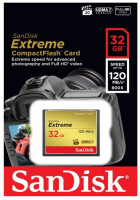 SanDisk 32GB Extreme - 32 GB - Kompaktflash - 120 MB/s -...