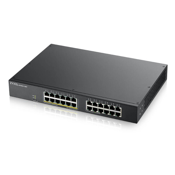 ZyXEL GS1900-24EP - Managed - L2 - Gigabit Ethernet (10/100/1000) - Vollduplex - Power over Ethernet (PoE) - Rack-Einbau