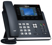 Yealink SIP-T46U - IP-Telefon - Grau - Kabelloses Mobilteil - 1000 Eintragungen - LCD - 10,9 cm (4.3")