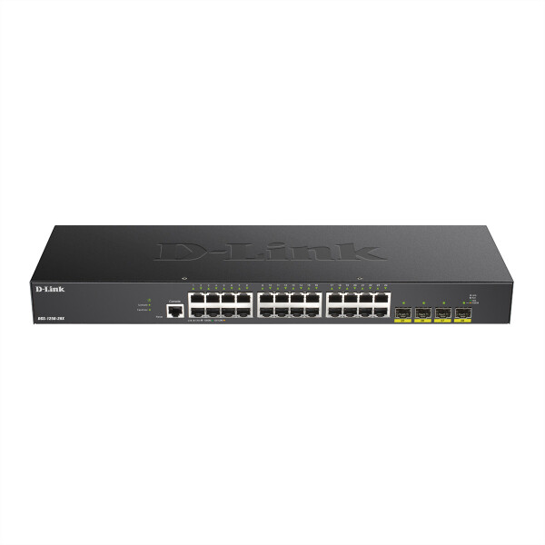 D-Link 28-Port Smart Managed Gigabit Switch 4x 10G|green 3.0 24x 10/100/1000Mbit/s TP - Switch - Glasfaser (LWL)