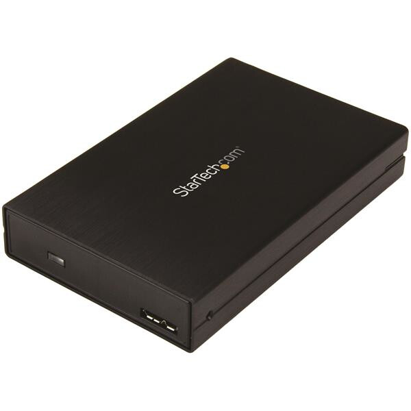 StarTech.com Laufwerksgehäuse für 2,5" SATA SSDs/HDDs - USB 3.1 (10Gbit/s) - USB-A - USB-C - HDD / SSD-Gehäuse - 2.5 Zoll - SATA - Serial ATA II - Serial ATA III - 10 Gbit/s - USB Konnektivität - Schwarz