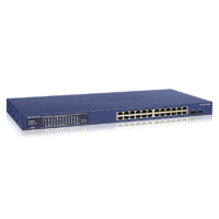 Netgear GS724TPP - Managed - L2/L3/L4 - Gigabit Ethernet (10/100/1000) - Vollduplex - Power over Ethernet (PoE) - Rack-Einbau