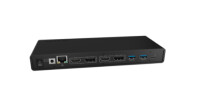 ICY BOX IB-DK2245AC - Verkabelt - USB 3.2 Gen 1 (3.1 Gen 1) Type-C - 60 W - 3,5 mm - 10,100,1000 Mbit/s - Schwarz