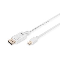 DIGITUS AK-340102-020-W - DisplayPort Anschlusskabel,...