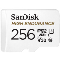 SanDisk High Endurance - 256 GB - MicroSDXC - Klasse 10 - UHS-I - 100 MB/s - 40 MB/s